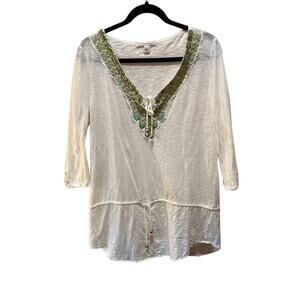 Banana Republic Beaded Swimsuit Cover Size M